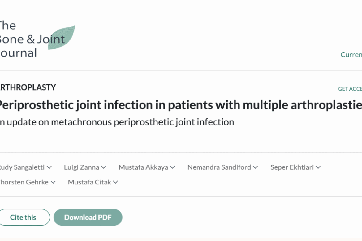 Incidenza e i fattori di rischio delle infezioni periprotesiche metacrone (PJIs) in pazienti con multiple artroprotesi